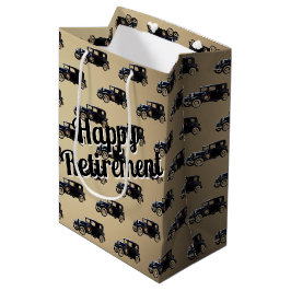 Mediana Retirada Bolsa de regalo para automóvil negro anti