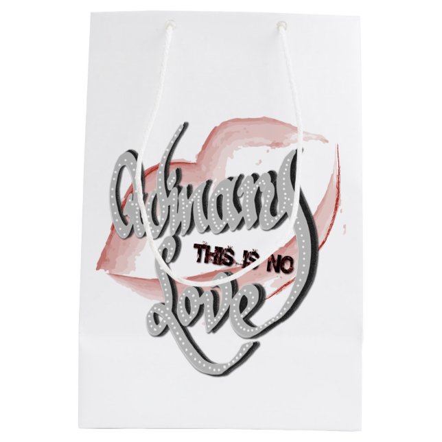 Mediana Sin amor común y corriente, bolsa de regalo (Reverso)