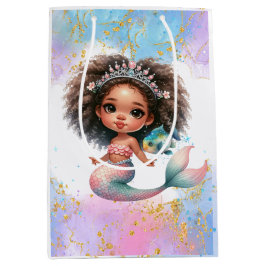 Mediana Splish Splash Sirmaid Fiesta Bolsa de regalo