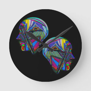 Mediano Almohada Robotica Soporte para Taza Reloj Redondo