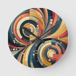 Mediano Dualidad - Bauhaus - Reloj redondo