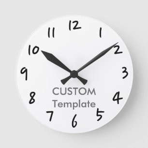Mediano Personalizado 8" SÍMBOLO REDONDO 2 del reloj de