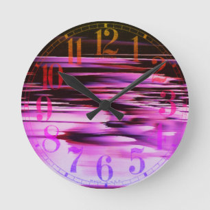 Mediano Reloj redondo A60 Glitch Foto Nº 001