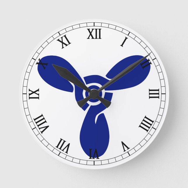 Mediano Reloj redondo con distintivo de Stoker (Anverso)