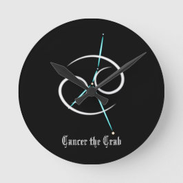 Mediano Reloj redondo constelación zodiacal cáncer
