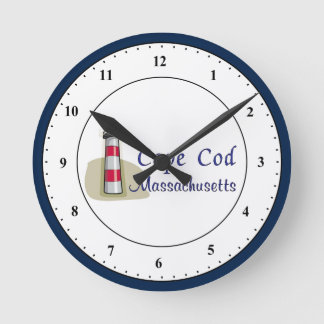 Mediano Reloj redondo de Cape Cod Massachusetts