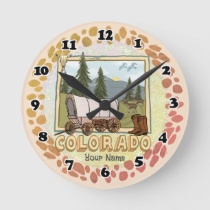 Mediano Reloj redondo de Colorado