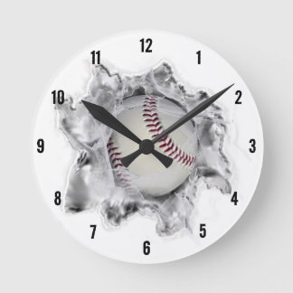 Mediano Reloj redondo de fanático del béisbol