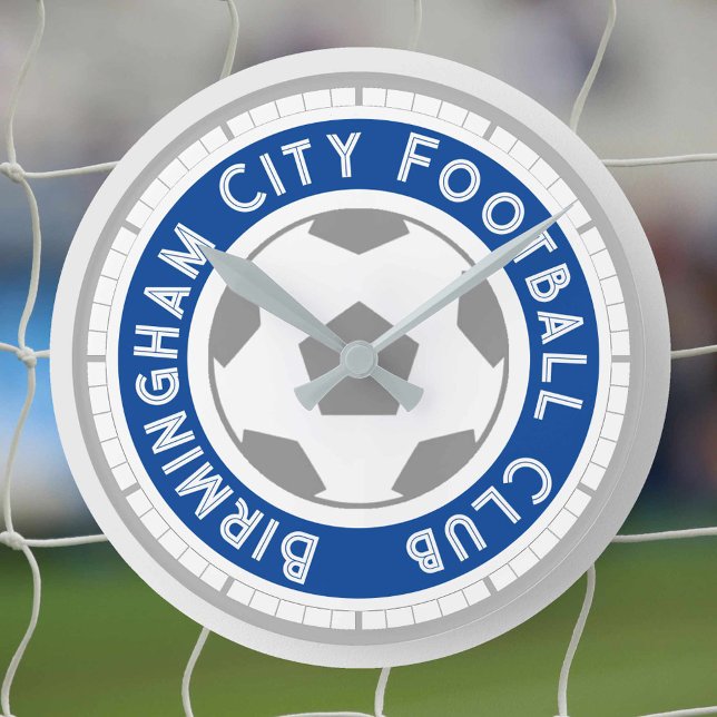 Mediano Reloj redondo de hincha o hincha de fútbol (Subido por el creador)