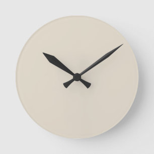 Mediano Reloj redondo de hueso blanco