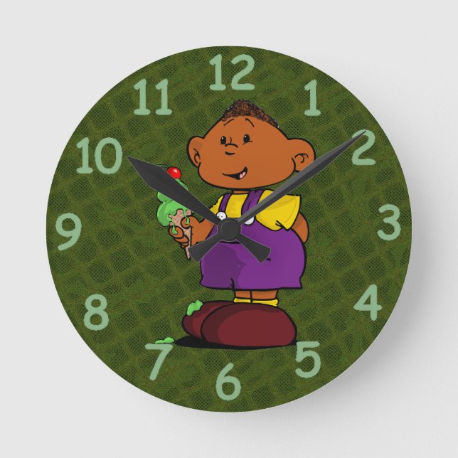 Mediano Reloj redondo de leva corto (Anverso)