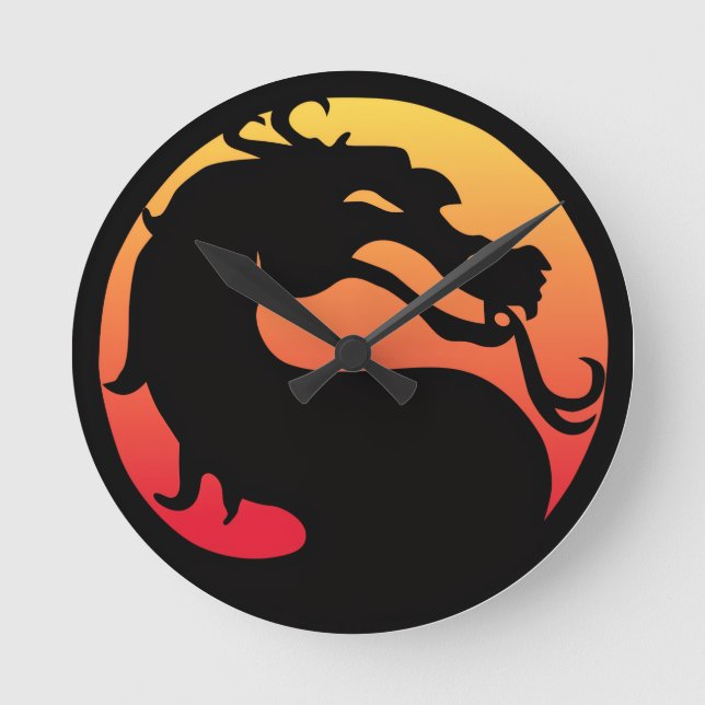 Mediano Reloj redondo de Mortal Kombat (Anverso)