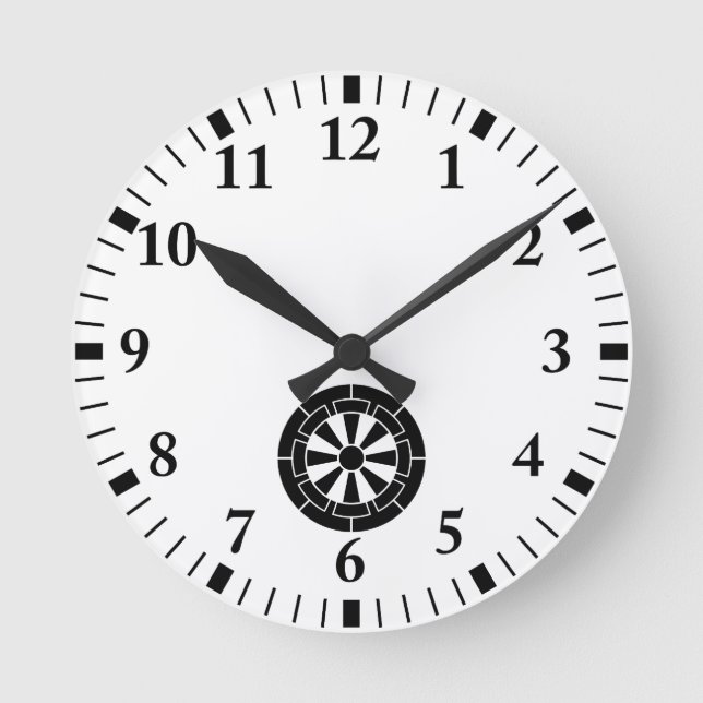 Mediano reloj redondo del carro de Genji (Anverso)