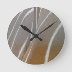Mediano Reloj redondo del patrón de piel de Bongo Antelope