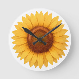 Mediano Reloj Redondo - Girasol