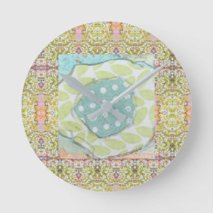 Mediano Reloj Redondo - Hermoso Pastel