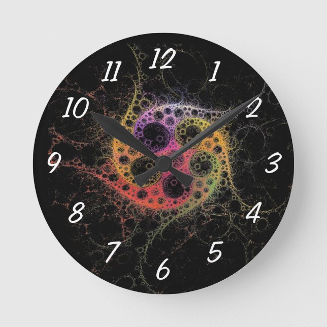 Mediano Se unió al reloj redondo central (Anverso)