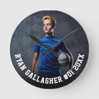 Tu foto deportiva | Reloj redondo personalizado