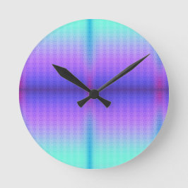 Mediano Un reloj redondo con un diseño degradado