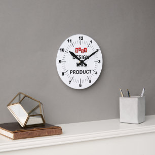 Mediano VENTA! Reloj de pared, 8" Acrílico redondo