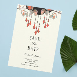 Medianoche Otoño Guardar La Invitación De Fecha
