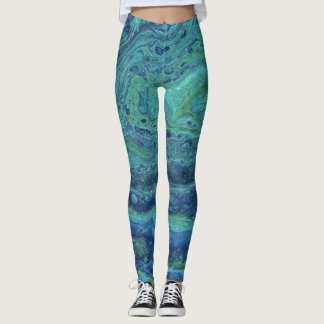 Medias abstractas Wabash 3 Cool Blue Green