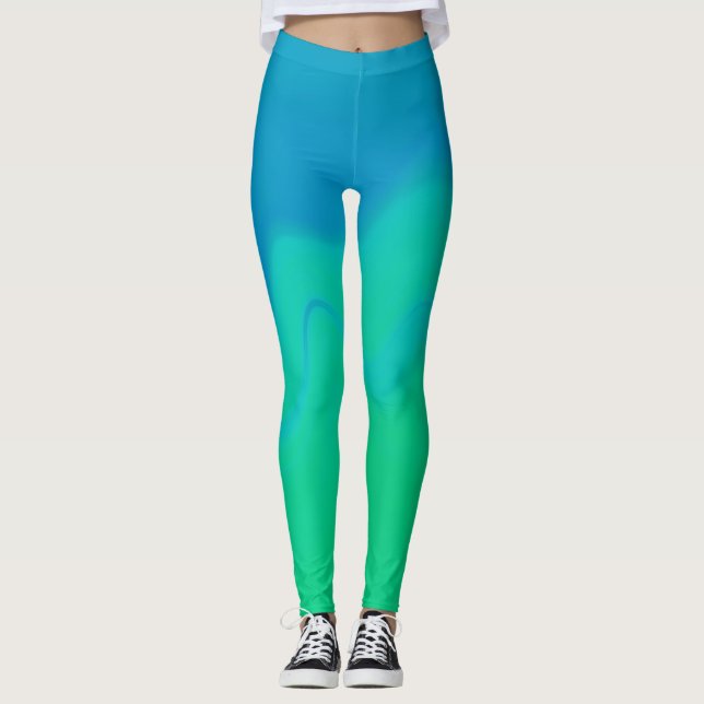 Medias ~ azul y verde (Anverso)