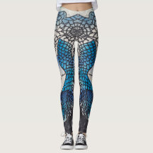 Medias azules de pescado