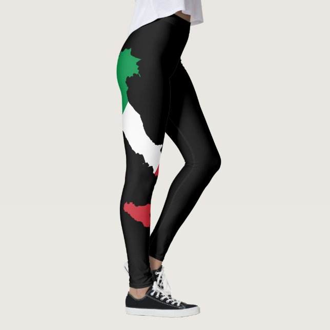 Medias con bandera de Italia - Verde Blanco Rojo p (Derecha)