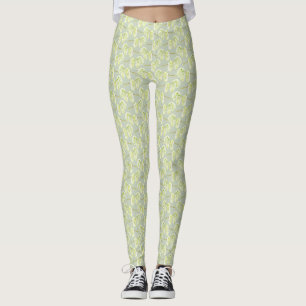 Medias con estampado de amentos de sauce verde
