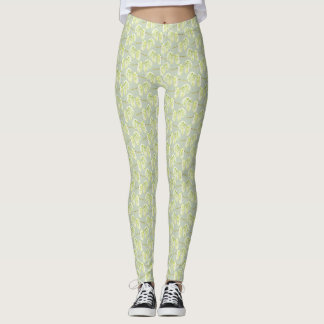 Medias con estampado de amentos de sauce verde
