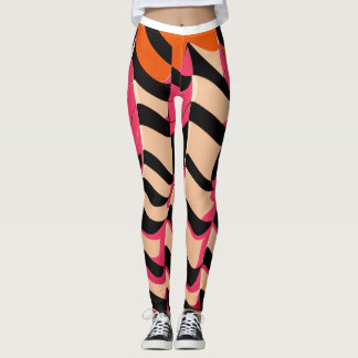 Medias con Estampado de Cuadro Pink y Naranja: Aud