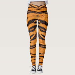 Medias con estampado de león naranja