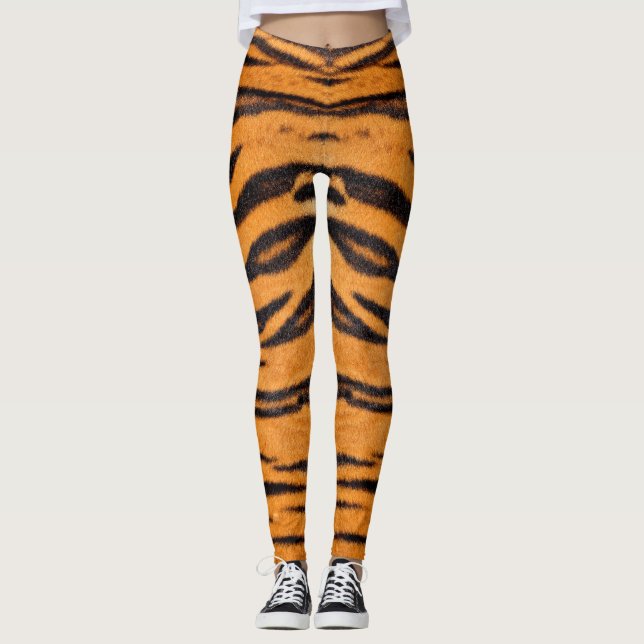 Medias con estampado de león naranja (Anverso)