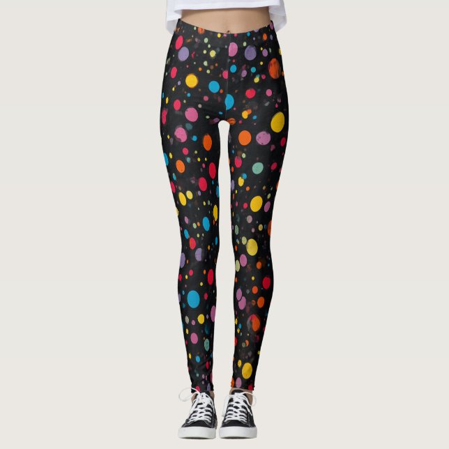 Medias con Estampado de Lunares (Anverso)