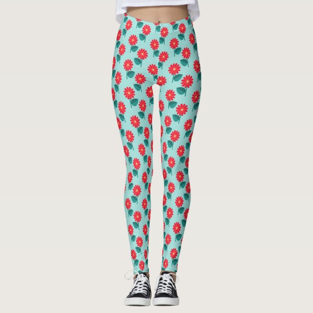 Medias con estampado de margarita adorable (Anverso)