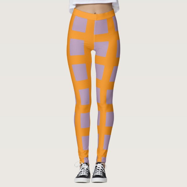 Medias con Estampado de Tablero de Damas (Anverso)
