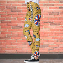 Medias con garabatos de Londres