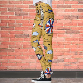 Medias con garabatos de Londres