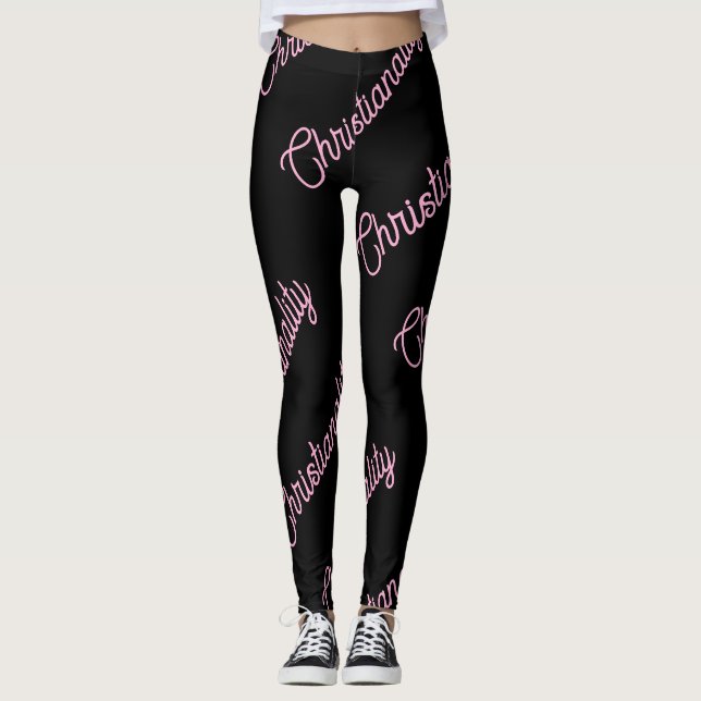 medias con logotipo rosa repetido (Anverso)