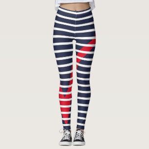 Medias con Marcas de Garrapata Rojas de White Stri