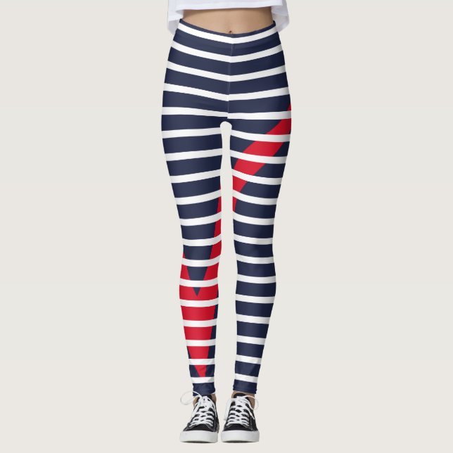 Medias con Marcas de Garrapata Rojas de White Stri (Anverso)