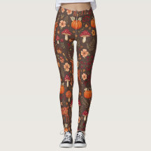 Medias con Patrón de Otoño
