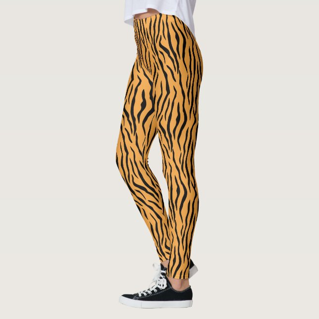 Medias con patrón de tigre salvaje moderno (Izquierda)