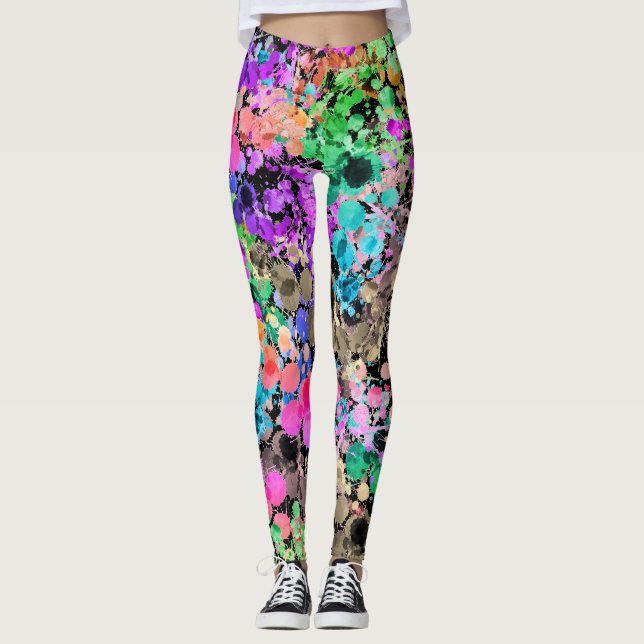 Medias con Salpicaduras de Pintura (Anverso)