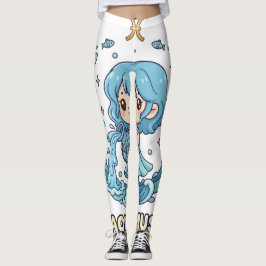 Medias con signo zodiacal Acuario de Anime Lindo