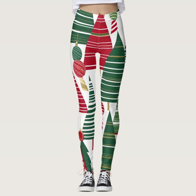 medias de bosque de árbol de navidad (Anverso)
