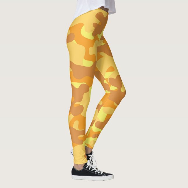 Medias de camuflaje amarillo lindo (Derecha)