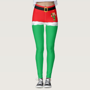 medias de duende verde de Navidad