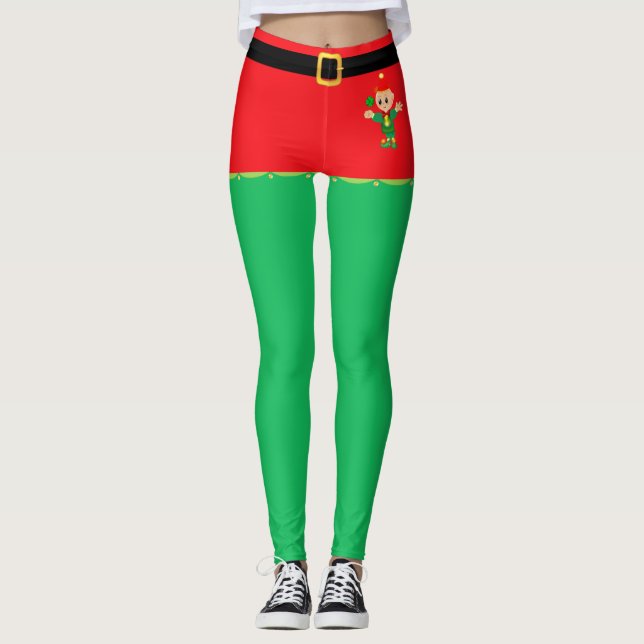 Medias de elfo de Navidad (Anverso)